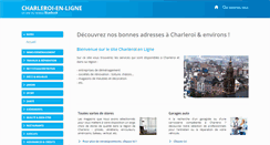 Desktop Screenshot of charleroi-en-ligne.be